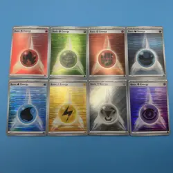 Pokemon White Flare Black Bolt FULL Holo Energy Set - Image 1