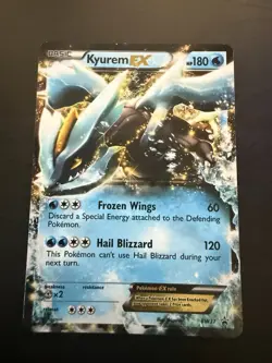 Pokemon TCG Kyurem EX Promo Water Holo Black and White #BW37 - Image 1