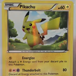 2011 Pokemon Black & White #115 Pikachu Holo PSA 9 MINT - Image 2