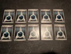 Basic Dark Energy SVE 23 White Flare & Black Bolt Pokemon TCG NM/MT (10 pack) - Image 1
