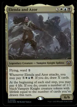 1x Foil Elenda and Azor - Commander: March of the Machine - NM - MTG - Image 1