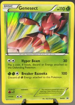 Genesect BW99 Black & White Promo Holo Pokemon Card NM - Image 1