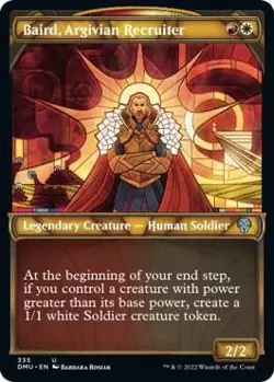 Baird, Argivian Recruiter (Textured Foil) Foil DMU NM - Image 1