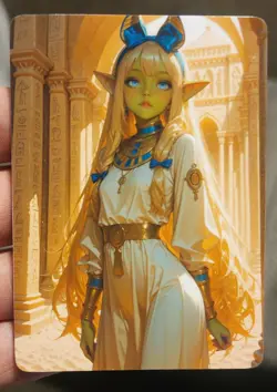 Girl # 296 Oppai Goddess Story Full Art Glossy Anime Trading Card Waifu TCG ACG - Image 1
