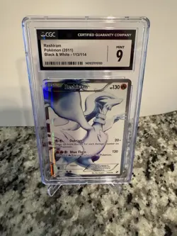 Reshiram (113 Full Art) 113/114 Black & White Holo - Image 1