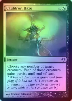Cauldron Haze (84) Eventide MTG Magic the Gathering NM FOIL - Image 1