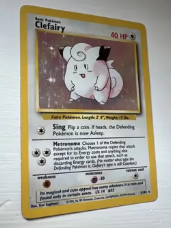 Pokemon TCG Clefairy Holo Card Base Set 5/102 Vintage WOTC - Image 4
