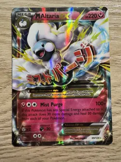 Pokemon TCG M Altaria EX Ultra Rare Card 69/124 XY: Fates Collide MP Holo - Image 1