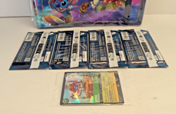 NEW! DISNEY LORCANA STITCH BINDER PORTFOLIO, 4 PACKS AZURITE SEA, 1 FOIL CARD - Image 5