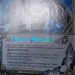 Naruto CCG, Zabuza Momochi #456 Foil Text Rare NM 1st Edition Trading Card - Image 3
