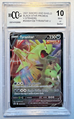 Tyranitar V SWSH109 SWSH: Sword & Shield Promo Cards Holo - Image 1