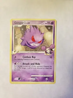 Pokemon TCG Gengar GL LV65 Rising Rivals Card 40/111 2009 - Image 1