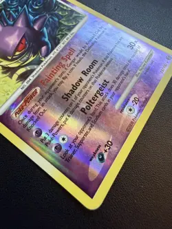 Pokemon TCG Single Card Gengar LV.43 Reverse Holo Rare 18/100 DP Stormfront 2008 - Image 4