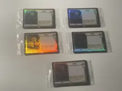 Star Wars Mandalorian Unlimited Grogu Leader Promo Card Pack Sealed (5 Packs) - Image 1