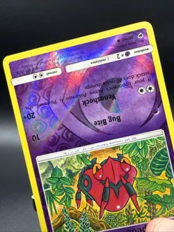 REVERSE HOLO Pokemon Sun & Moon Burning Shadows TCG Card Venipede 56/147 - Image 3