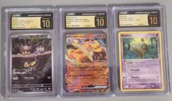 3 CGC Pristine 10 Pokemon Cards. LOOK AT MY OTHER AUCTIONS! - Image 1