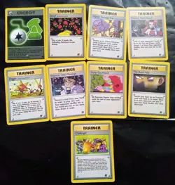 Pokemon Team Rocket Trainers & Energy x9 Card Bundle (NEAR MINT-EXCELLENT) - Image 1