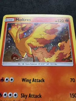 Pokemon Card - Moltres - Sun & Moon Promo SM143 Holo Promo - Image 2