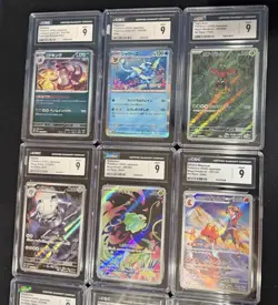 CGC Graded Pokemon Cards Lot of 12 Slabs Japanese Full Art Holos ALL CGC 9 MINT - Image 2