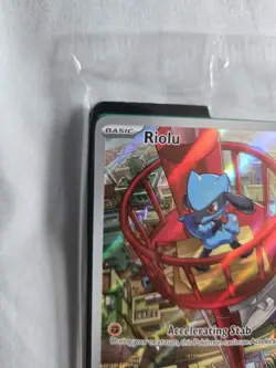 Riolu 010 Promo *Pokemon Center Stamp* Sealed (2 Cards) - Image 2