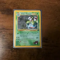 Pokemon Card Erika's Venusaur 4/132 Rare Holo Gym Challenge WOTC - Image 3