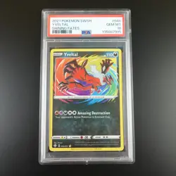 PSA 10 Yveltal 046/072 Pokemon Shining Fates Amazing Rare Holo Graded Card - Image 1