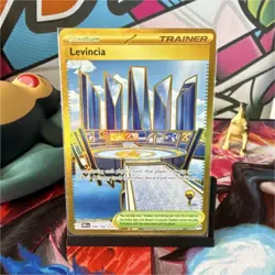 Levincia 244/182 Hyper Rare Full Art Holo Trainer Sv10 Pokemon TCG Card - Image 1