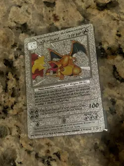 POKEMON CHARIZARD SILVER 1999 CARD GAMEFREAK - Image 2