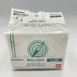 Official Bandai One Piece Card Game Clear Card Case Deck Box Standard White New - Image 2