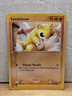 Sandshrew 75/100 EX Sandstorm Reverse Holo Pokemon Card TCG - Image 1