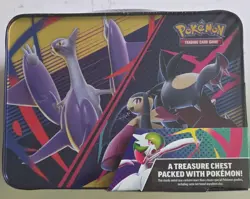 Pokemon Treasure Chest Tin Card Storage Lucario Gardevoir Latios Mawile - Image 2