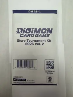 Digimon Card Game Store Tournament Kit 2026 Vol 2 English Sealed - Image 1