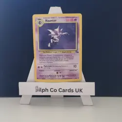 Haunter 6/62 Holo Fossil Set Pokemon Card WOTC - Image 1