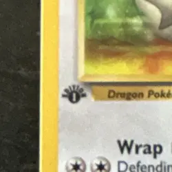 Pokemon Dratini 1st Edition Team Rocket 53/82 Regular Basic Card English 2000 - Image 3