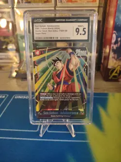 Son Gohan : Adolescence FS01-09 SR CGC 9.5 Fusion World Dragon Ball Super Card - Image 1