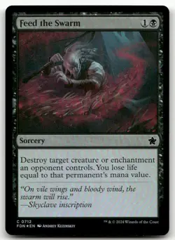 Feed the Swarm #712 (Foil) (NM) Foundations FDN Magic MTG - Image 1