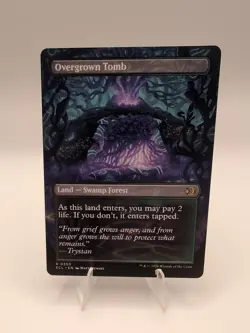 Magic the Gathering - Overgrown Tomb - Borderless Regular - Lorwyn Eclipsed NM/M - Image 4
