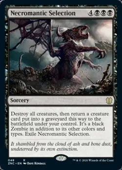 Necromantic Selection - Commander Zendikar Rising **NM** MTG - Image 1