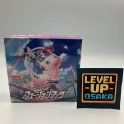 Pokemon Card Game Sword & Shield Fusion Arts Strike Mew Booster Box s8 Sealed - Image 1