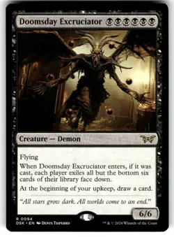 Doomsday Excruciator Duskmourn: House of Horror Regular MTG NM - Image 1