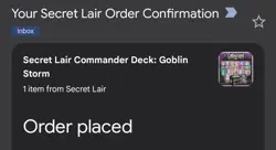 MTG Secret Lair Commander Deck: Goblin Storm Presale - ORDER CONFIRMED ✅ PRESALE - Image 2