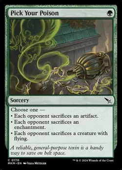 Pick Your Poison - Foil MKM NM MTG - Image 1