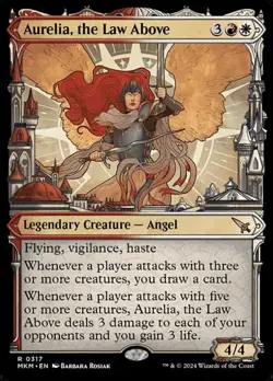 Aurelia, the Law Above (#317) - Foil Showcase MKM NM MTG - Image 1