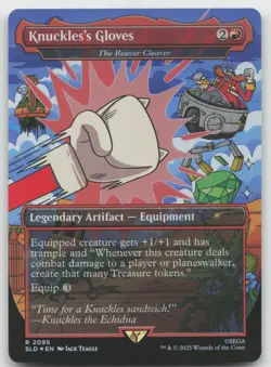 Knuckles's Gloves The Reaver Cleaver (Rainbow Foil) Secret Lair Drop 2095 NM - Image 1