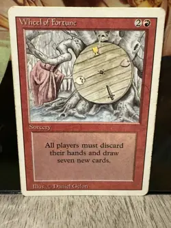 Wheel of Fortune - Revised Edition (3ED) - Very Good Condition - MTG - Value Buy - Image 1