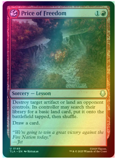 Price of Freedom - Foil Avatar MTG - Image 1