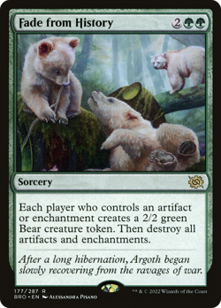 Fade from History (FOIL) x1 - MTG The Brothers' War BRO #177 - Image 1