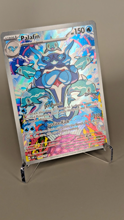 Palafin 200/197 - Pokemon SV03: Obsidian Flames Illustration Rare (NM/M) - Image 3