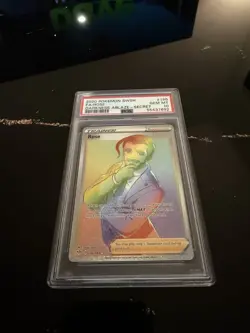 PSA 10 Rose 196/189 Darkness Ablaze Secret Rare Full Art Holo Pokemon TCG - Image 1