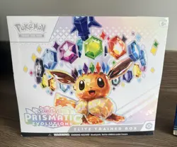 Pokemon Scarlet & Violet Prismatic Evolutions ETB- Sealed With a Small Tear - Image 1